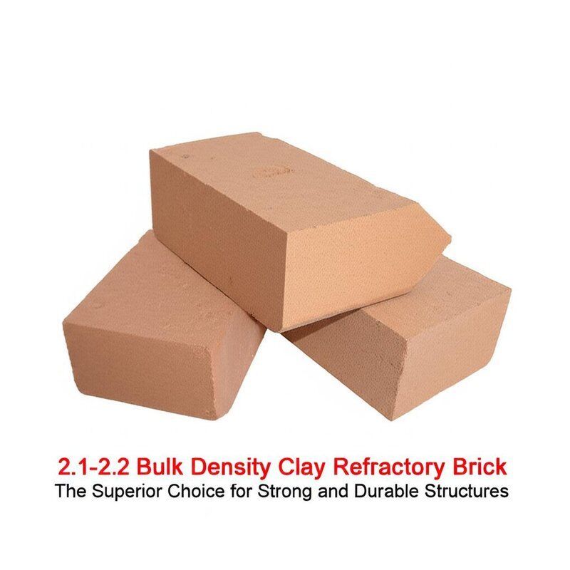2.1-2.2 Bulk Density Clay Refractory Brick Die überlegene Wahl für starke und langlebige Strukturen