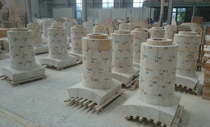 Niedriger wieder erwärmender linearer Rate High Alumina Standard Brick LZ75 weitverbreitet für Winderhitzer