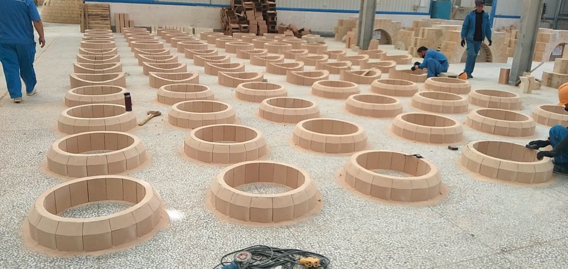 Niedriger wieder erwärmender linearer Rate High Alumina Standard Brick LZ75 weitverbreitet für Winderhitzer